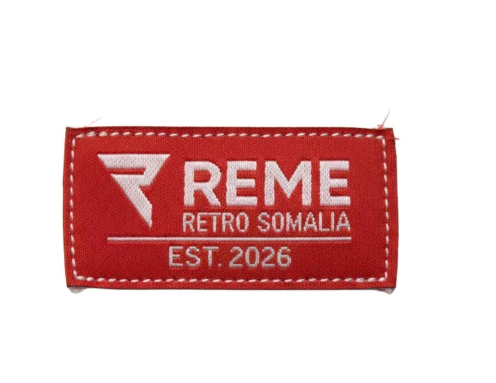 REME Retro Somalia Woven Tag